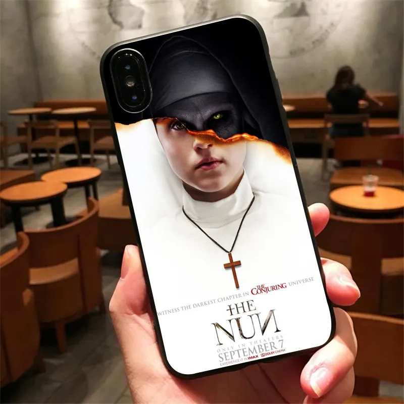 Мягкий чехол для телефона из фильма монашка валак iPhone 6 7 8 plus X 5 samsung Galaxy 9 edge