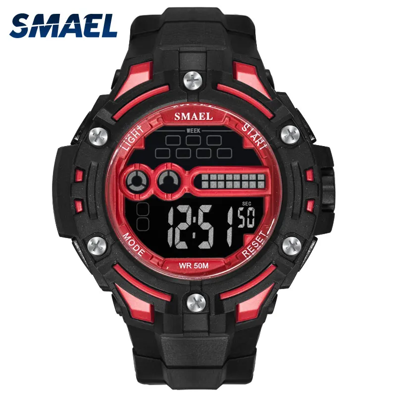 

Digital Watch Waterproof SMAEL Watch Top Brand Luxury 2018 S Shock Men Watches 1526 Military Mens Watches Led Sport Wristwatches