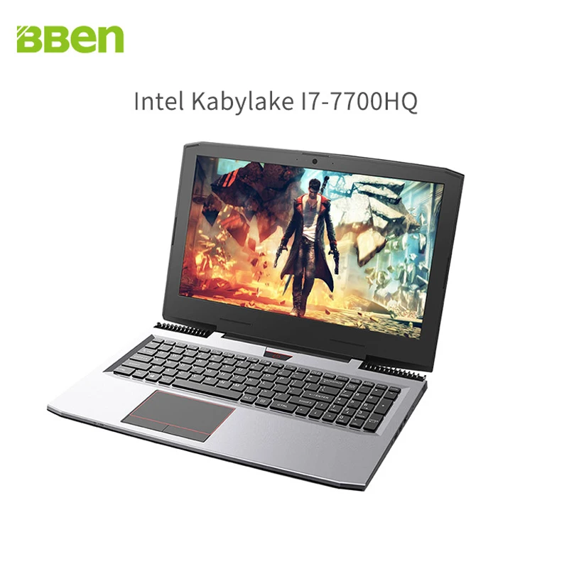 BBEN G16 Игровые ноутбуки Intel Core i7 7700HQ Nvidia GTX1060 ПК планшеты 15," 1920X1080 ips FHD четырехъядерный с подсветкой Windows 10