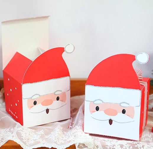 

Christmas Gift Box, Kraft Paper Cake Box,For Macaron Gift Bakery Cookie Favor Cupcake Chocolate Packaging 30PCS/LOT