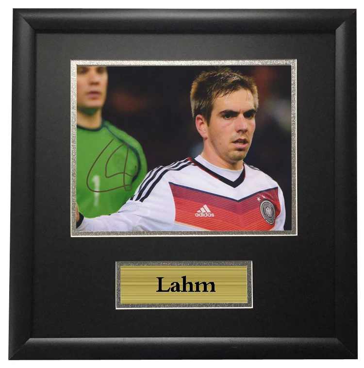 Memorabilia SA COA плеер Lahm фото с автографом в рамке | Дом и сад