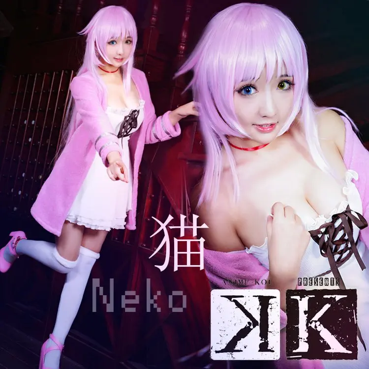 

K Project Neko Miyabi Ameno Cosplay Costume Neko Cat Daily Clothing Full Set