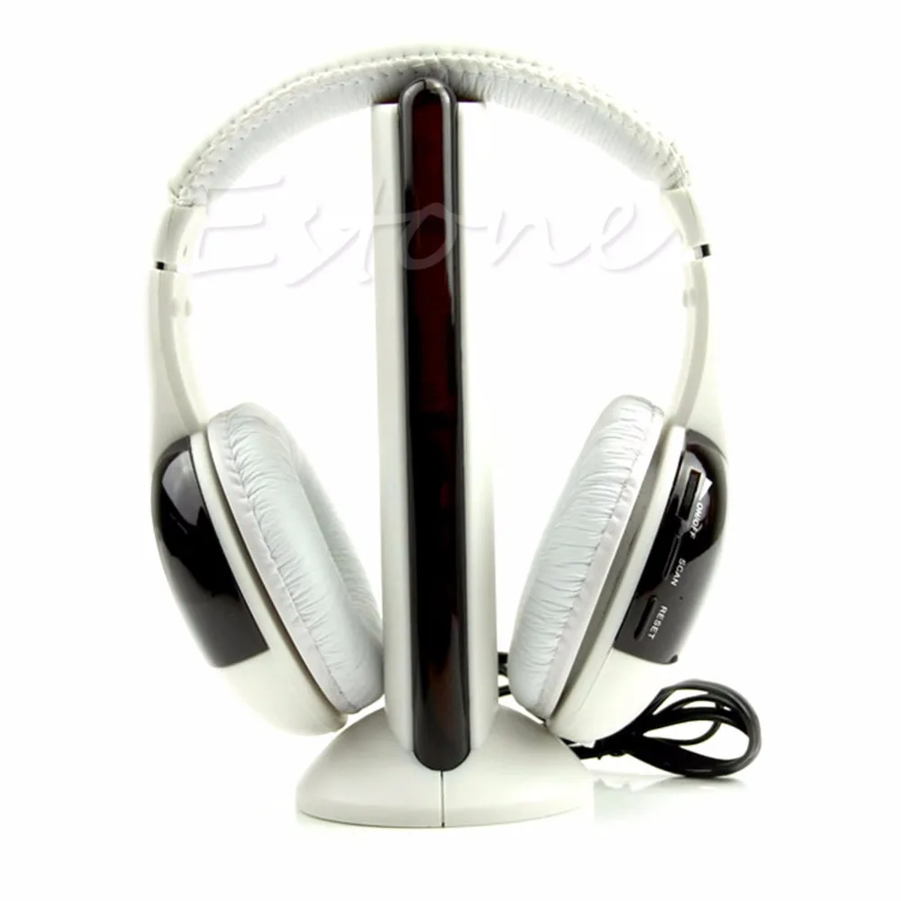 

5 in 1 Hi-Fi Wireless Headset Headphone Earphone for TV DVD MP3 PC