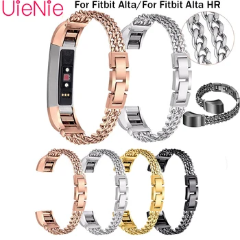 

Cool denim chain strap For Fitbit Alta smart watch frontier/classic bracelet For Fitbit Alta HR trend wristband accessories