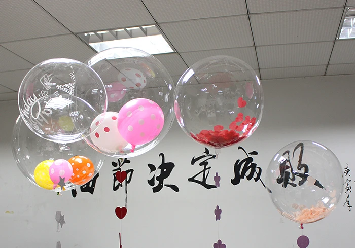 18 дюймов прозрачный воздушный шар с светодиодной лентой медный провод светящиеся светодиодные воздушные шары для свадебных украшений товары для дня рождения