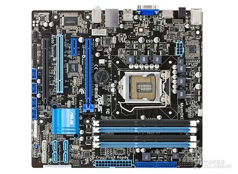 Оригинальная материнская плата P8H67-M DDR3 LGA 1155 для I3 I5 I7 CPU 32 Гб H67 настольная