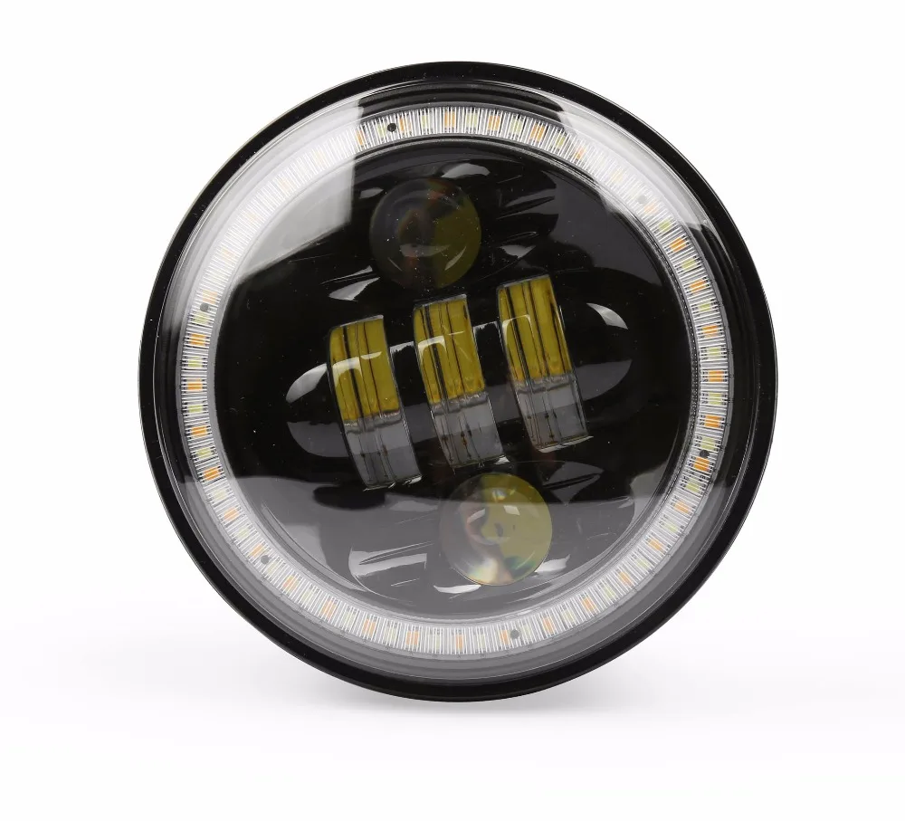 Buy Motorcycle Headlamp Kit 5000LM 50W 5.75Inch LED