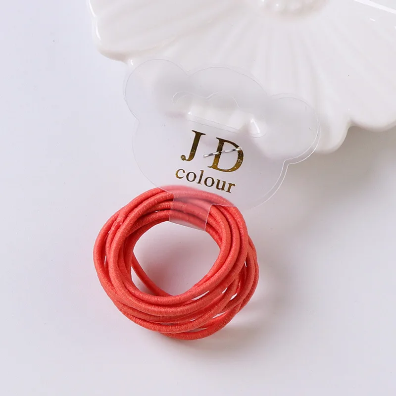 20pcs / lot Small Elastic Hair Bands Scrunchies for Kid Girl Hair Accessories Thin Hair Candy Colors Diameter 3cm baby accessories designer Baby Accessories