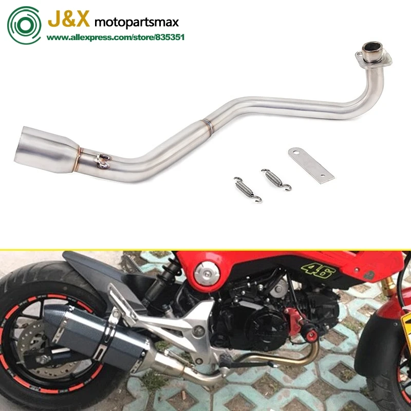 Мотоцикл глушитель контакт средняя труба для honda grom M3 MSX 125 MSX125 гром без
