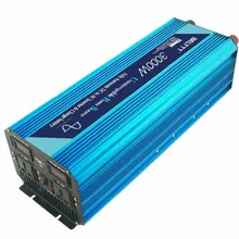 Новое поступление 3000 Вт Инвертор Чистая синусоида USB DC 12 В в AC 220 В Солнечный/ветер/автомобиль/газ преобразователь энергии