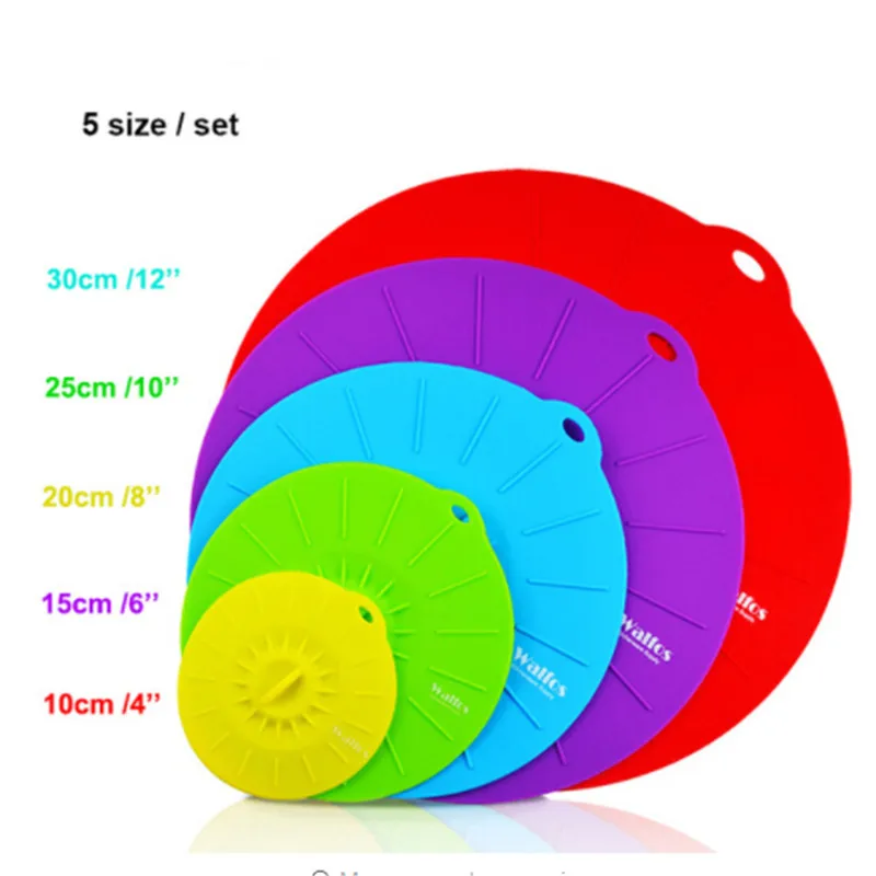 

5 pieces silicone Microwave bowl cover cooking pot pan lid Cover Silicone food wrap cooking tools kitchen utensil Kitchen tools