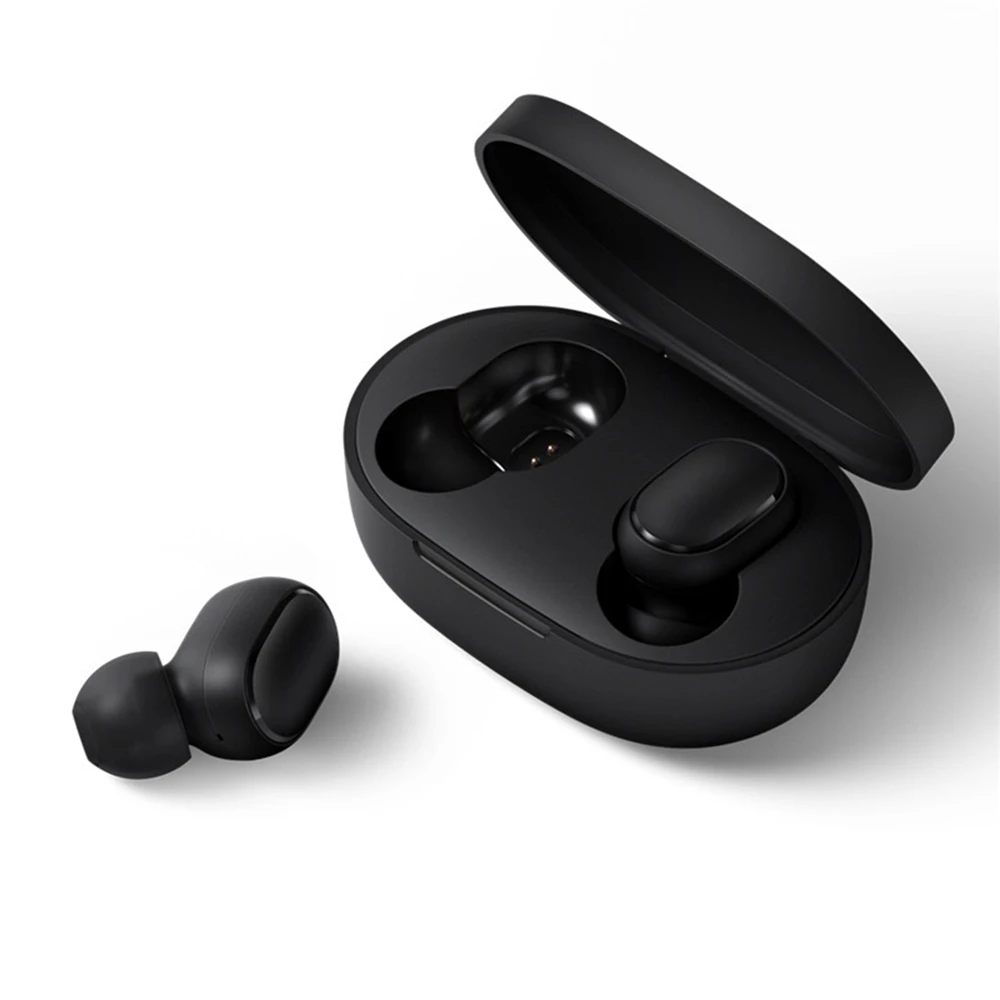

For Xiaomi Redmi AirDots TWS Earphone Bluetooth 5.0 Wireless In-Ear Earphone Sports Stereo with Microphone & Charging Stand Box