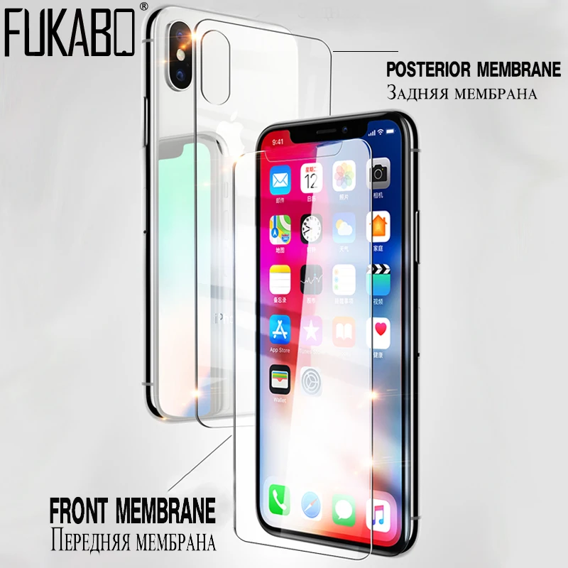 

Anti-Explosion Front and Back Tempered Glass For iPhone X 6S 7 8 Plus 5 5S SE Screen Protector Film For iPhone 6 7 8 X 10 Glass