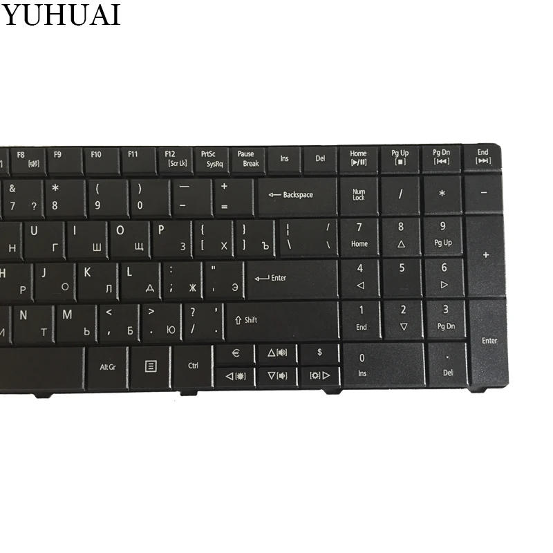 RU Клавиатура для ноутбука Acer Aspire E1-571G E1-531 E1-531G E1 521 531 571 E1-521 E1-571 E1-521G черный с надписями на русском языке