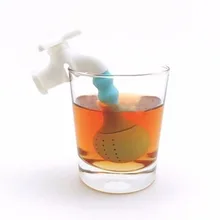 Кофе и amp чайные инструменты силиконовый кран для заварки чая рассыпной чай фильтр травяной сито для приправ диффузор