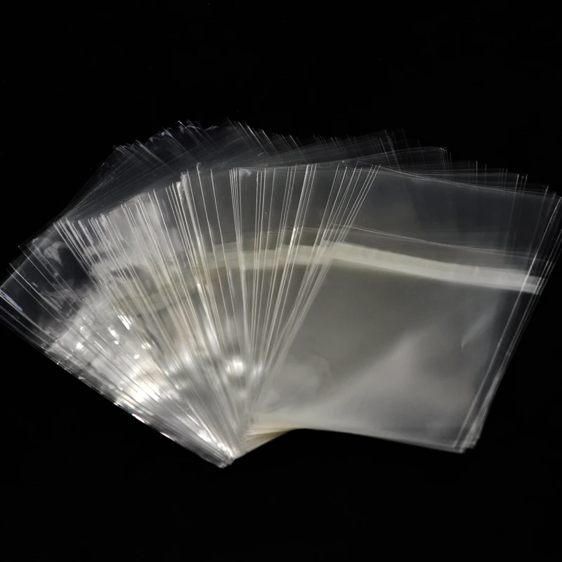 BRAND NEW 100PCS 5" CD Plastic Protect Bag Resealable Outer Sleevesin