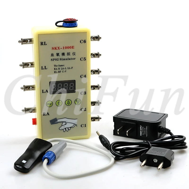 

Direct oxygen supply simulator SKX-1000E ECG signal generator / oxygen probe model