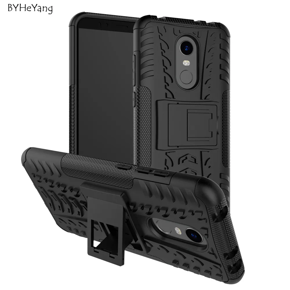 BYHeYang For Xiaomi Redmi 5 Plus Case TPU + PC Armor Shockproof Silicone Back Coque |