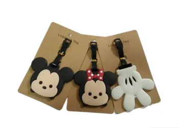 

IVYYE Mickey Minnie Anime Travel Accessories Luggage Tag Suitcase ID Address Portable Tags Holder Baggage Label New