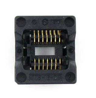 

FREE SHIPPING 2 PCS SOP14 SO14 SOIC14 OTS-14(16)-1.27-03 Enplas 3.9mm Width 1.27mm Pitch