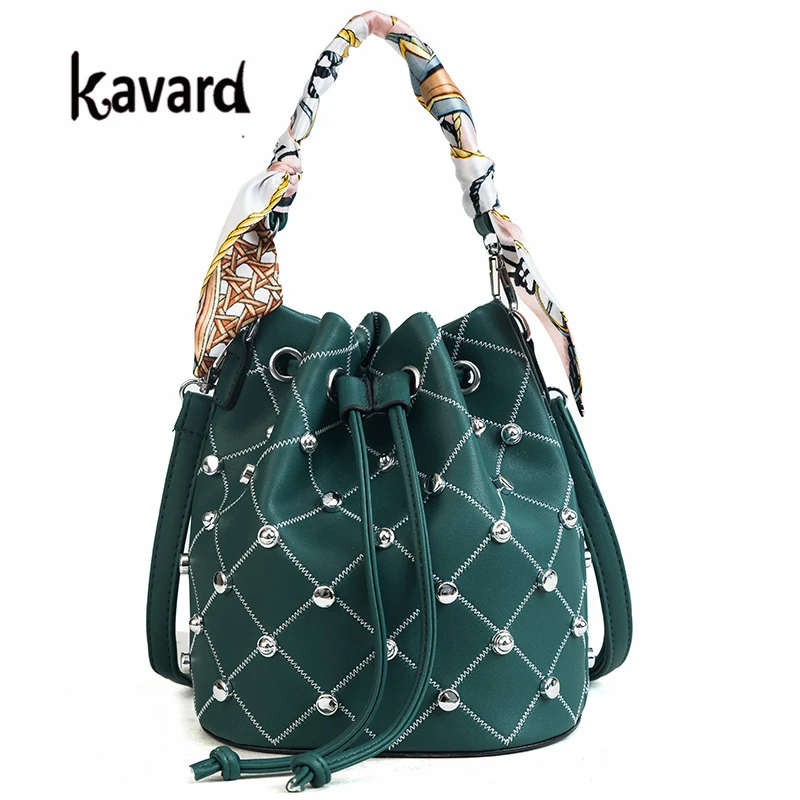 

2019 Fashion Exquisite Women's Bucket Bag Vintage Tassel Messenger Bag High Quality Retro Shoulder Bag Female Crossbody Bag Tote