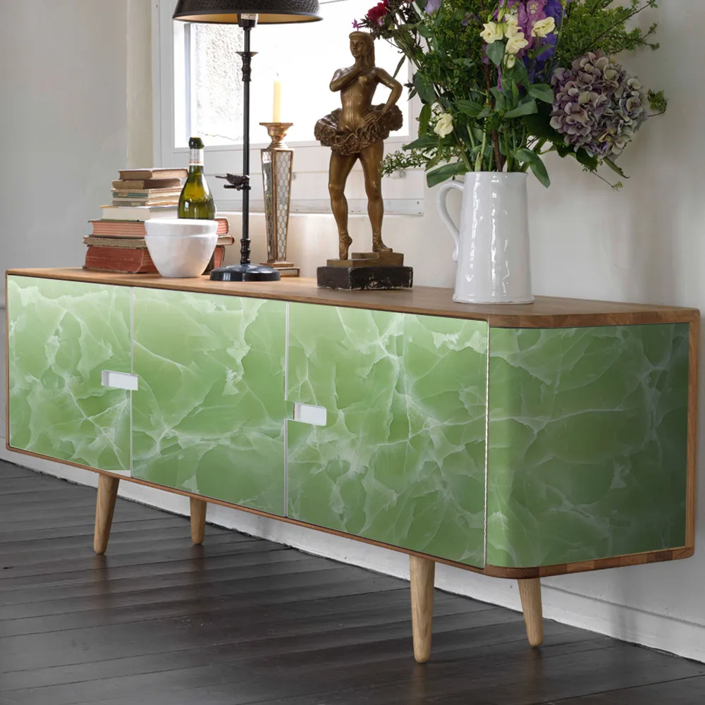 2018 Fashion Cupboard Adhesive Tile Art metope Wall Decal Sticker DIY