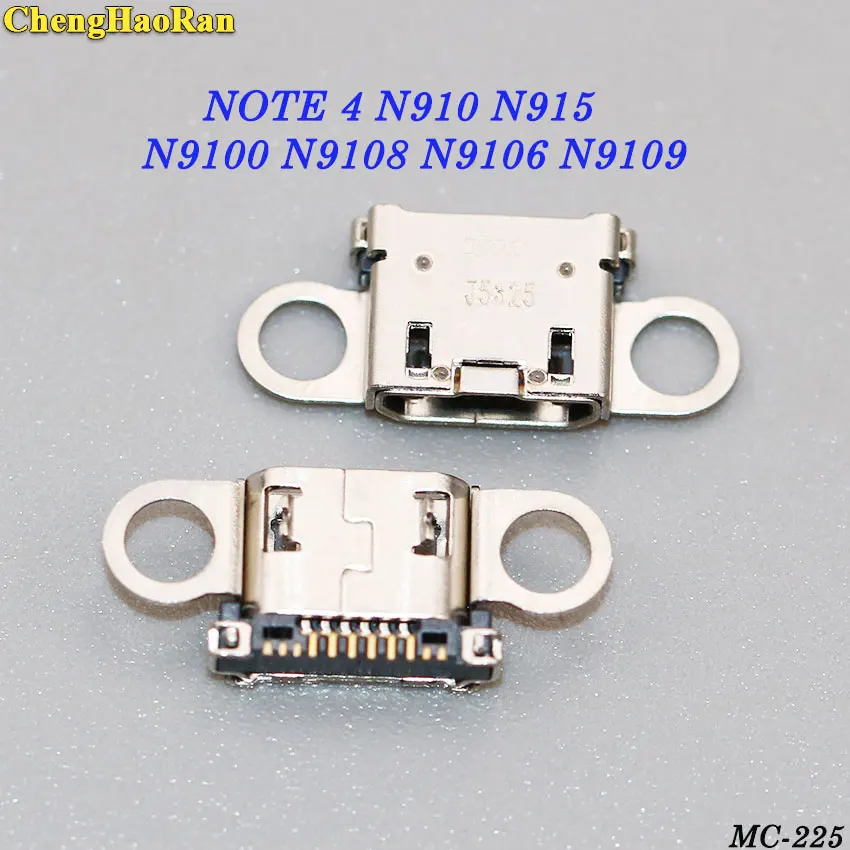 ChengHaoRan 5pcs/Lot 11pin Micro USB Plug Charging Port Connector Socket For Samsung Galaxy NOTE 4 N910 N915 N9100 N9108 N9106 |