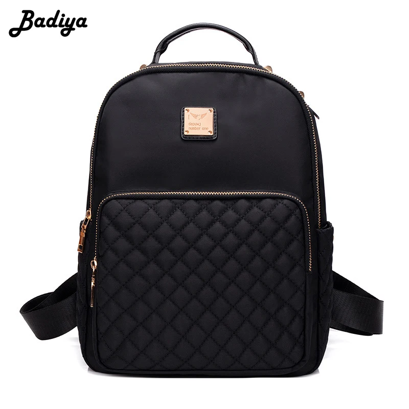 Brief Backpack Women Preppy Style Nylon Backpack High Qulaity Shoulder
