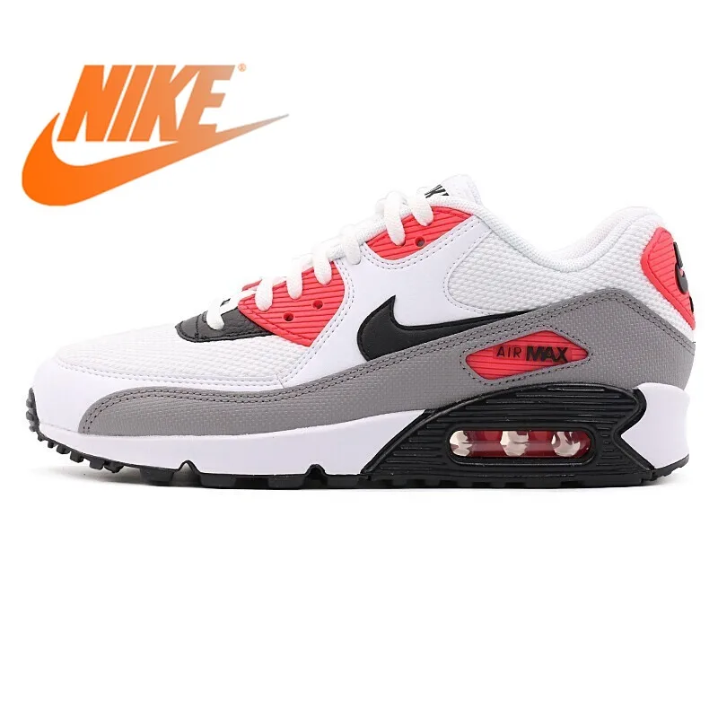 

Original NIKE AIR MAX 90 LE Women's Running Shoes Sneakers Breathable Lace-Up Cushioning Low Top Comfortable Durable 325213-132