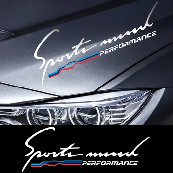 

Car Front Engine Hood Bonnet Headlight Sticker M Performance Decals For BMW All Models 1 3 5 Series F10 F20 F30