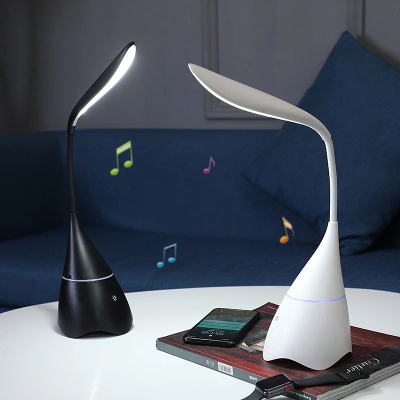 

Portable Desk Lamp USB Charging Bluetooth Speaker LED Table Light for Student SKD88