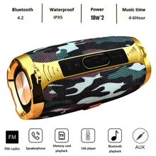 LIGE Портативный беспроводной Bluetooth динамик стерео большая мощность 20 Вт система TF FM радио Музыкальный сабвуфер Колонка динамик s для компьютера