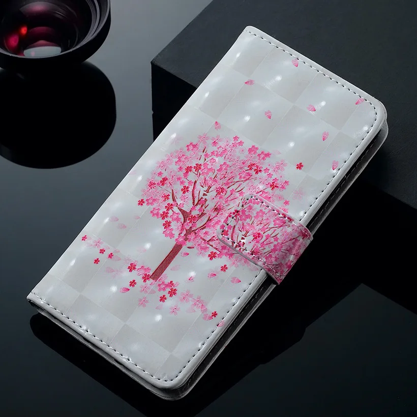 Sunjolly для Huawei P8 Lite 2017 3D рельефный чехол из искусственной кожи телефона кошелек