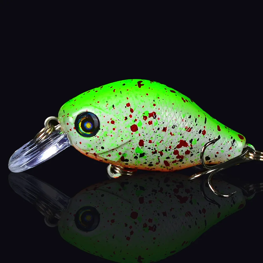 2019 Sunlure 1 шт. Crank 6 цветов рыболовная приманка 8 5 г 0 3 унций пластиковая жесткая