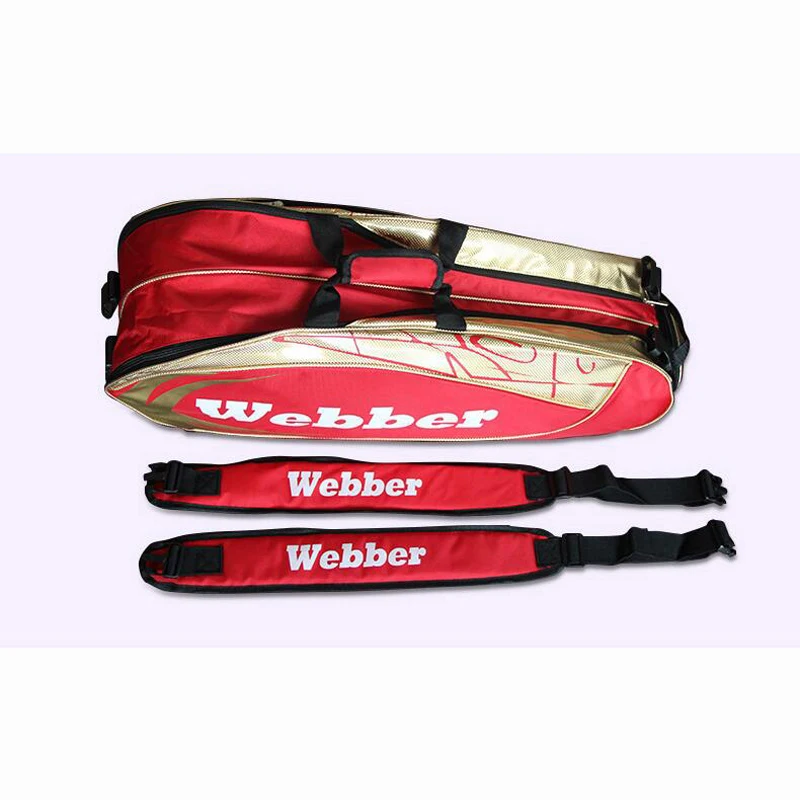 Professional Tennis Racket Bag Sports Badminton Shoulder Bag Tennis Bag for Men and Women for 3 to 6 Rackets with Shoes Storage Professional Tennis Racket Bag Sports Badminton Shoulder Bag Tennis Bag for Men and Women for 3 to 6 Rackets with Shoes Storage
