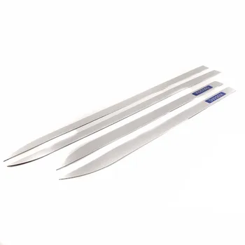 

For Skoda Kodiaq 2017 2018 Stainless Steel Side Door Body Molding Trim Strip Trim Decoration Exterior Car Styling Accessory