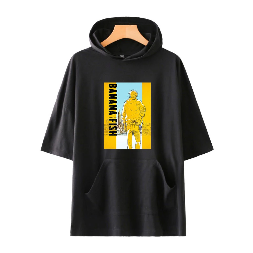 Banana Fish Denim Chaqueta Con Capucha Con Capucha Abrigo Sudadera Cosplay Unisex Jeans