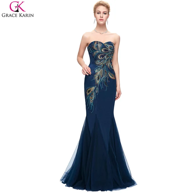 Pea Bridesmaid Dresses Grace Karin Royal Navy Blue Champagne Pea Bridesmaid Dresses Grace Karin Royal Navy Blue Champagne Mermaid Prom Long Wedding