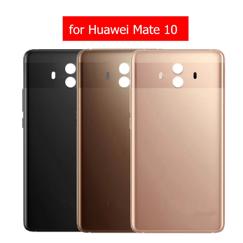 

for Huawei Mate 10 Glass Battery Back Cover Rear Housing Door for Huawei Mate 10 ALP-L09 Glass Back Cover Repair Spare Parts
