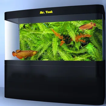 

Mr.Tank Green Fern Leaves Aquarium Background Poster PVC Fish Tank Backdrop Decorations ReptileSnake Wall Decor