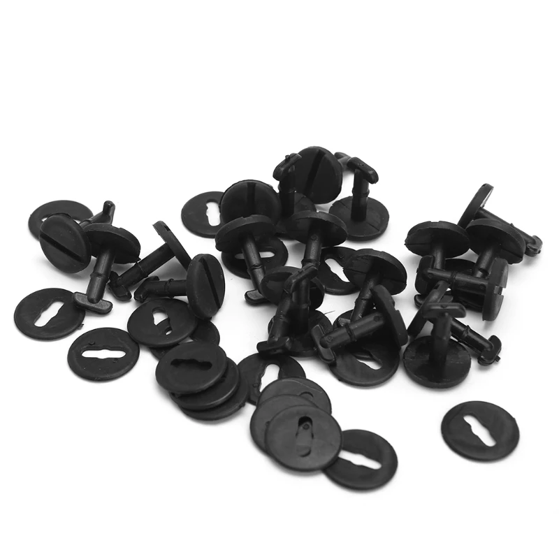 

20x Floor Carpet Mat Clips Twist Lock with Washers For BMW E36 E46