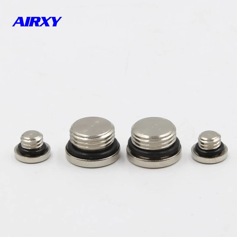 

10pcs socket 1/4 pneumatic plug M5 1/8" 1/4" 3/8" valve pneumatic hexagon socket with ED ring seal 3 socket