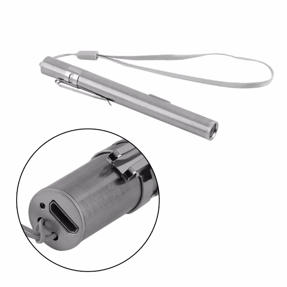 Креативный USB Перезаряжаемый светодиодный фонарик мощный мини