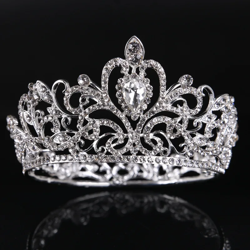 Bridal headwear Wedding Tiaras Bridal Hair Accessories Kids Crown for Cake Topper