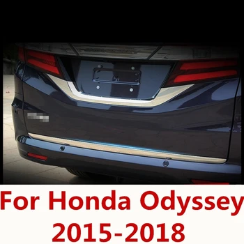 

For Honda Odyssey 2015-2018 Stainless Steel Trunk Rear Protector Trim Cover Rear Bumper Protector Sill Car Tail Door Trim