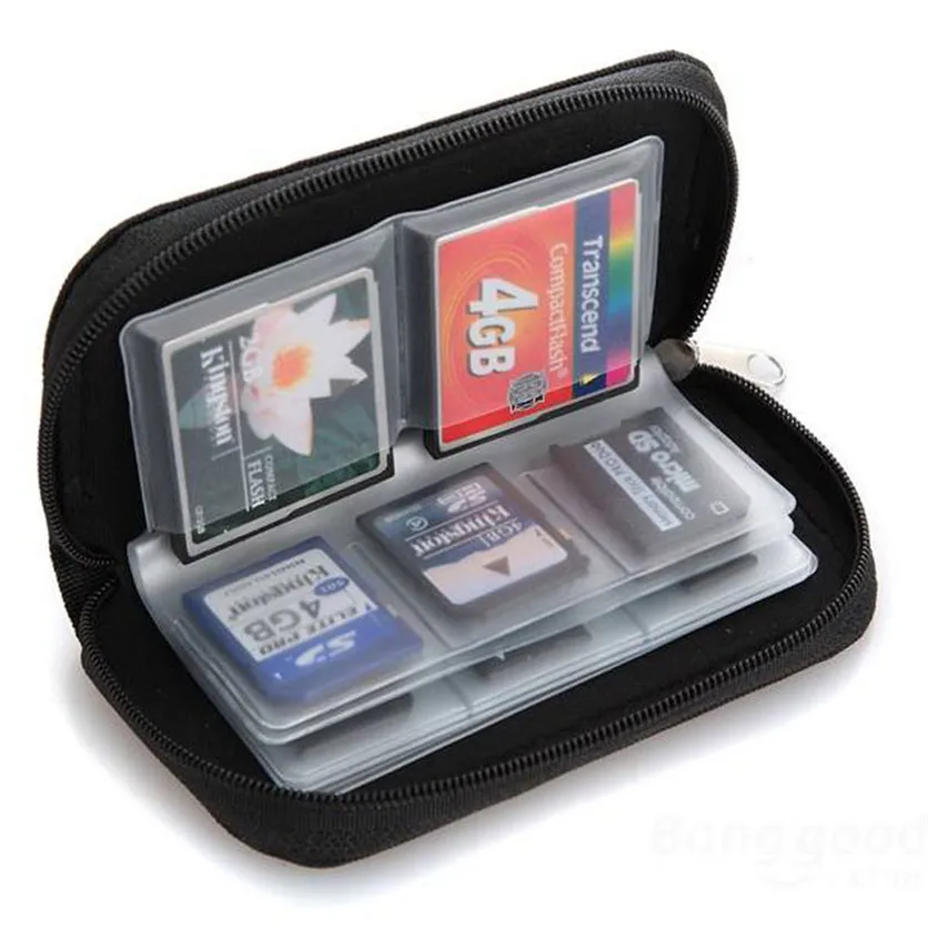 

Memory Card Protective Organizer Box 22 Card Places SDHC MMC CF XD SD Memory Card Storage Carrying Pouch Bag 2019 Drop Shipping
