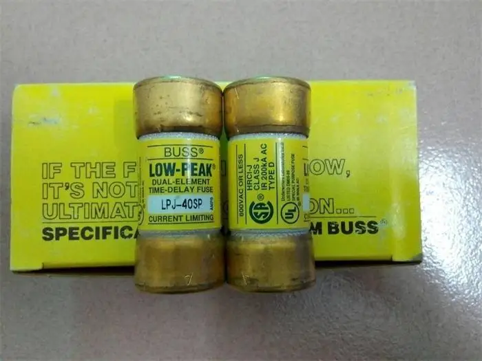 

LPJ-40SP delay fuse fuse 27X60MM BUSS LOW PEAK genuine 40A600V