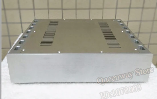 C-0014 CNC Алюминиевый Корпус Корпуса чехол Коробка для DIY аудио усилитель мощности 430*100*358 мм(ширина* высота* глубина