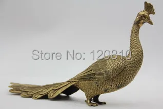 

Peacock Statue Bronze Copper Ware Collection Decoration Artware Figurine T010