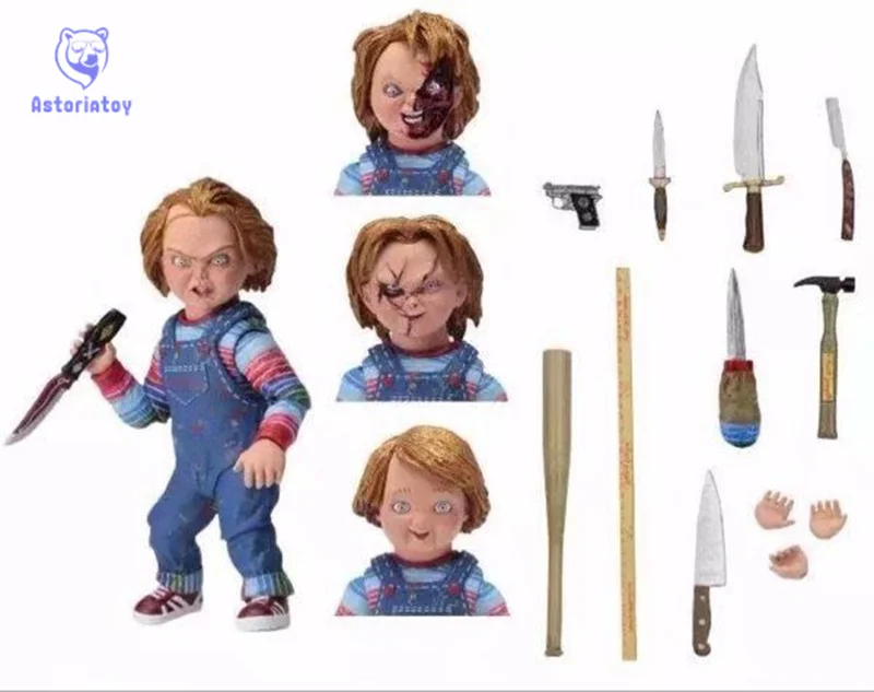 

Child's Play CHUCKY Horror Doll PVC Figure Collectible Model Toy 13cm